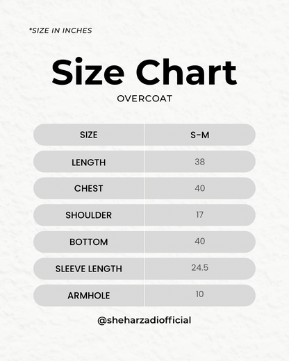 Aahang Overcoat Black