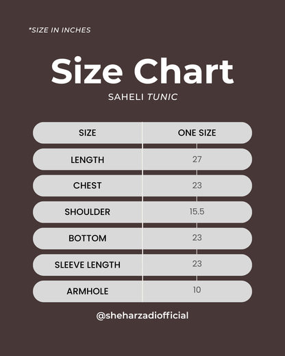 SAHELI Tunic