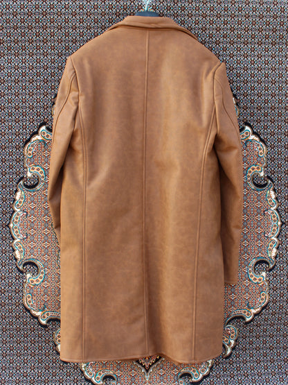 Aahang Overcoat Camel Brown